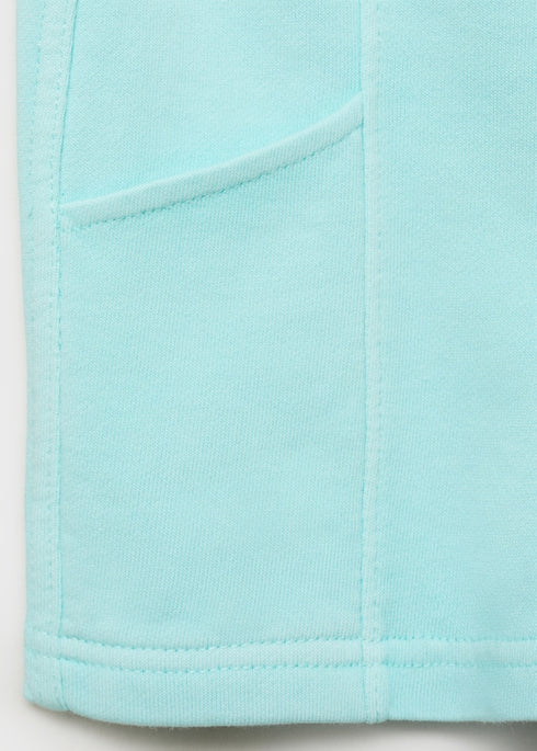 Mango Cotton shorts with elastic waist (Blue)